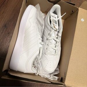 Adidas Hoops 4.0 Basketball Shoes Unisex Men's 8.5 / Women's 9.5 Cloud White